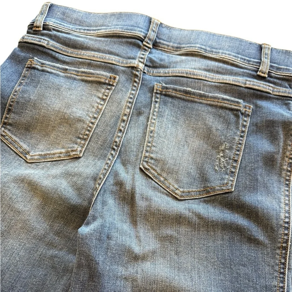 SPANX Straight Leg Jean Vintage Indigo Women’s Size Medium Tall - Picture 5 of 11